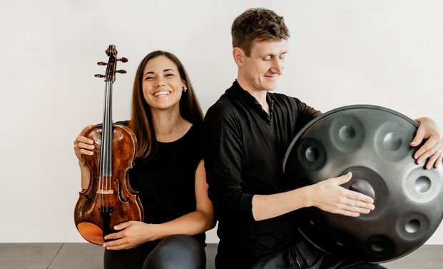 Percussion meets viola